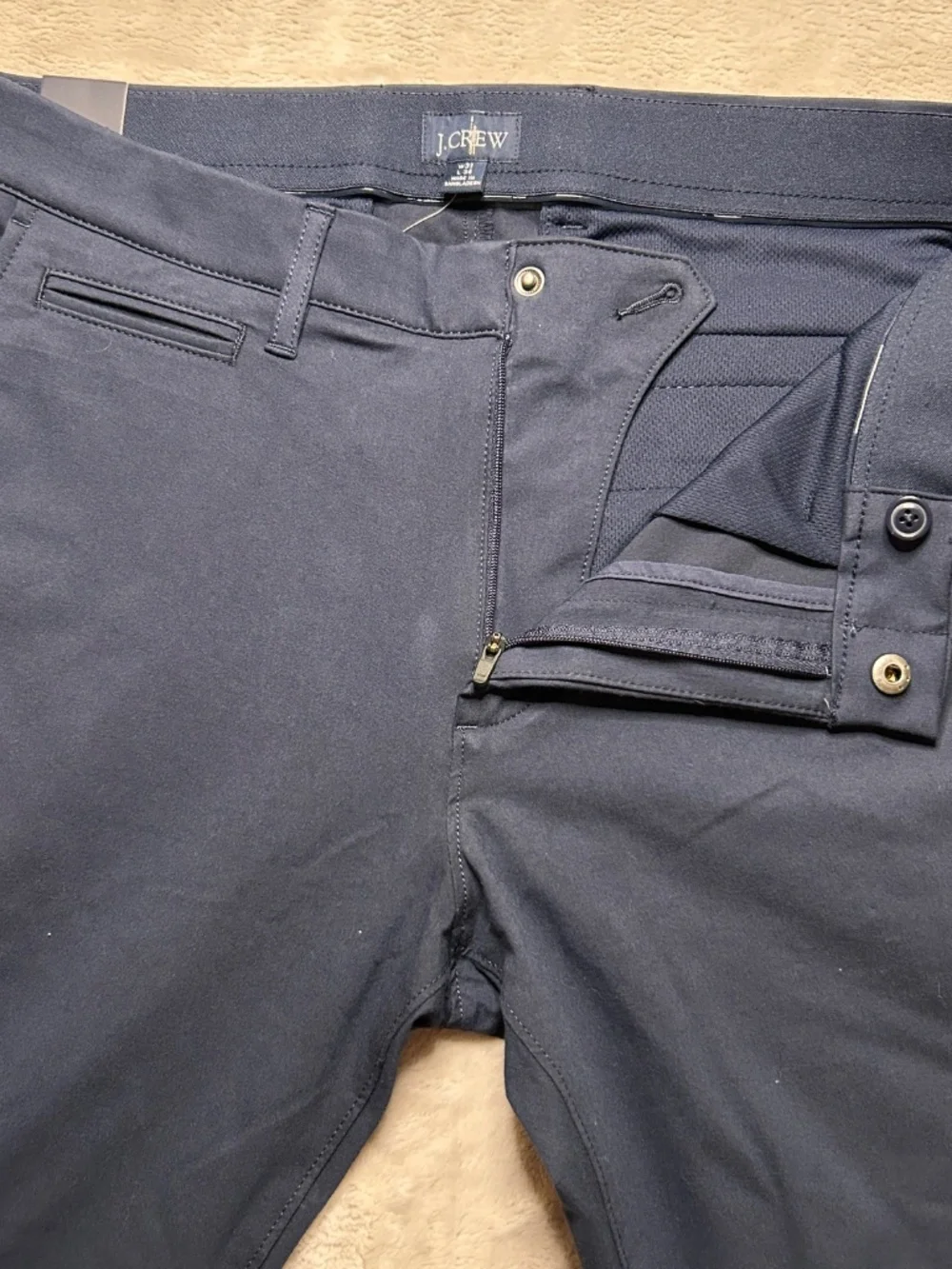 J. Crew Navy Blue Chinos